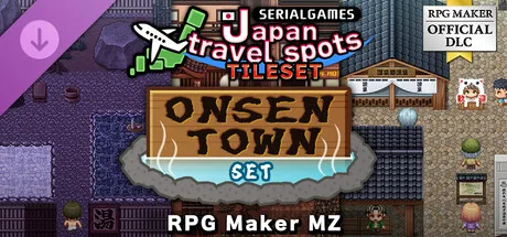 RPG Maker MZ - SERIALGAMES Japan travel spots ONSENTown SET (DLC)