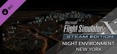 FSX Steam Edition: Night Environment: New York Add-On (DLC)