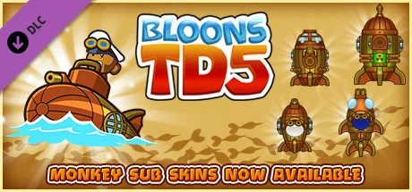 Bloons TD 5 - Steampunk Monkey Sub Skin (DLC)