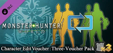 Monster Hunter: World - Character Edit Voucher: Three-Voucher Pack (DLC)