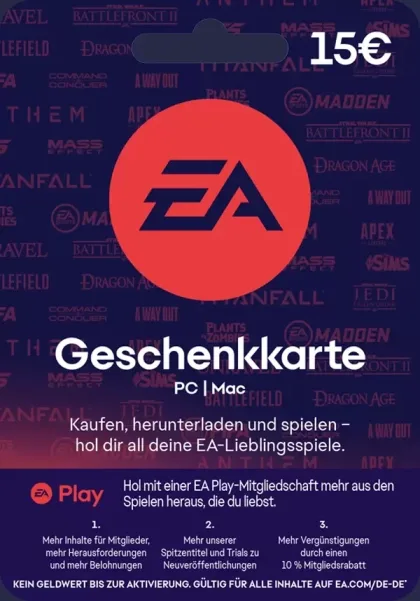 EA Gift Card €15